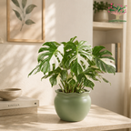 Hand-Thrown Porcelain Planter