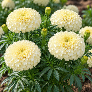 African Marigold F2 White ( 30 Seeds )