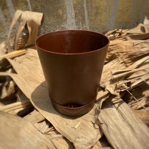Self Watering Pot (Brown)