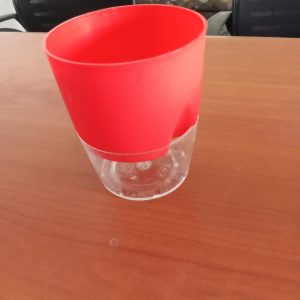 Dual Case Self Watering Pot(Red)